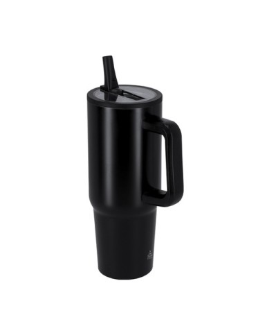 Carafe Thermique Huver Couleurs : noir Matières : acier inoxydable recyclé cadeau entreprise pas cher