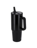 Carafe Thermique Huver Couleurs : noir Matières : acier inoxydable recyclé impression haute définition
