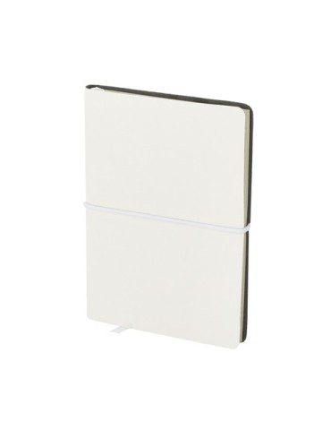 Bloc Notes Vierax Couleurs : blanc Matières : PU recyclé cadeau collaborateur premium