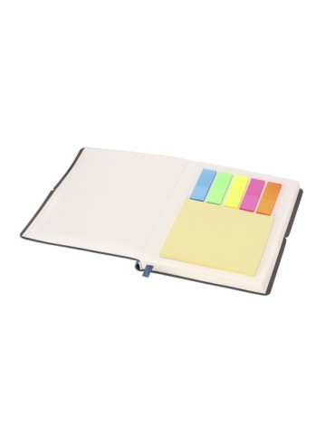 Bloc Notes Vierax Couleurs : noir Matières : PU recyclé marquage laser ultra précis