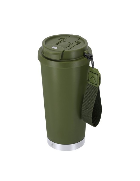 Verre Thermique Kazont Couleurs : vert Matières : acier inoxydable recyclé objet publicitaire robuste