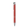 Stylo à bille  en aluminium recyclé personnalisable - BERN RA Matières : aluminium recyclé  Couleurs : rouge marquage laser ultr