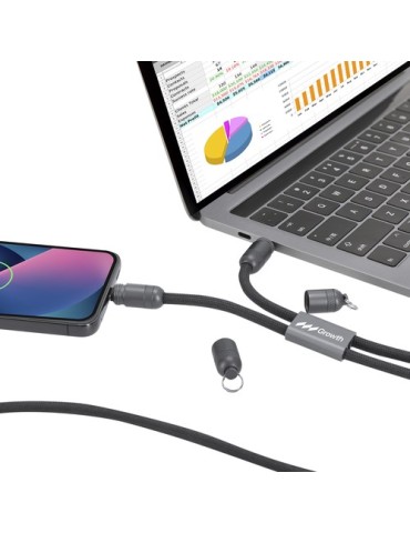 Câble de Charge Support Fanders Matières : polyester Couleurs : noir impression haute définition