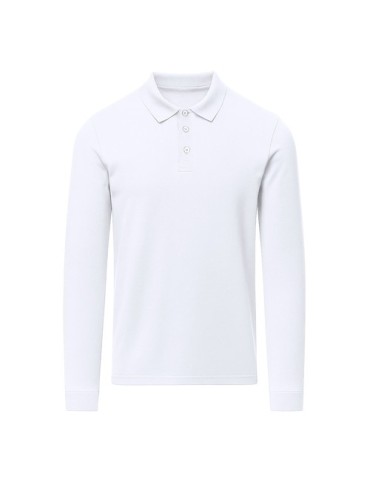 Polo Adulte Blanc Charlot Matières : coton Taille textile : XS Couleurs : blanc marquage laser ultra précis