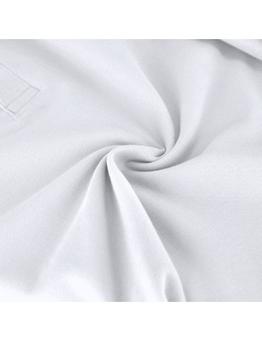 Polo Adulte Blanc Charlot Matières : coton Taille textile : L Couleurs : blanc personnalisable avec votre logo