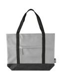 Sac shopping en polyester rPET 600D Lumi Matières : polyester Couleurs : gris