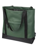 Sac shopping en polyester rPET 600D Lumi Matières : polyester Couleurs : gris objet promotionnel éco-responsable