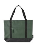 Sac shopping en polyester rPET 600D Lumi Matières : polyester Couleurs : vert personnalisable avec votre logo