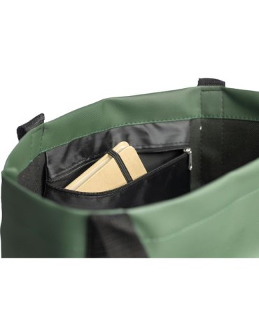 Sac shopping en polyester rPET 600D Lumi Matières : polyester Couleurs : vert objet publicitaire robuste