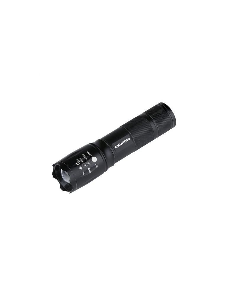 Grundig 1W LED-Torch Zoom lampe de poche