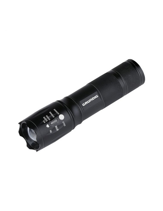 Grundig 1W LED-Torch Zoom lampe de poche