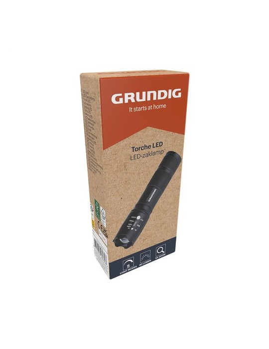Grundig 1W LED-Torch Zoom lampe de poche