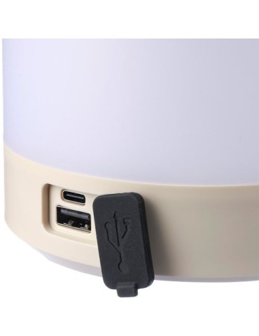 Lampe multifonction en ABS Araminta Matières : ABS Couleurs : blanc impression logo haute qualité