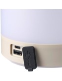 Lampe multifonction en ABS Araminta Matières : ABS Couleurs : blanc impression logo haute qualité