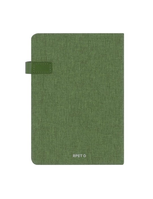 Agenda Mylok Matières : PET recyclé Couleurs : noir marquage couleur éclatante