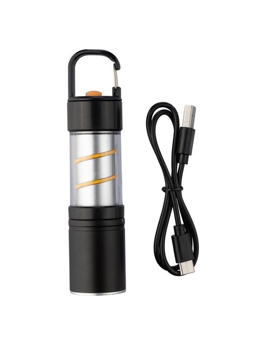 Lampe de poche COB en aluminium Vela