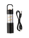 Lampe de poche COB en aluminium Vela Matières : ABS Couleurs : noir cadeau entreprise pas cher