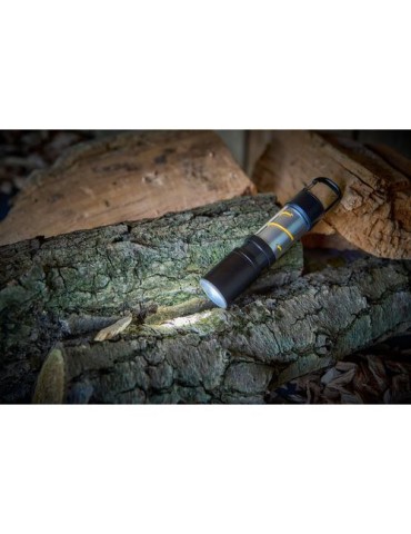 Lampe de poche COB en aluminium Vela Matières : ABS Couleurs : noir marquage laser ultra précis