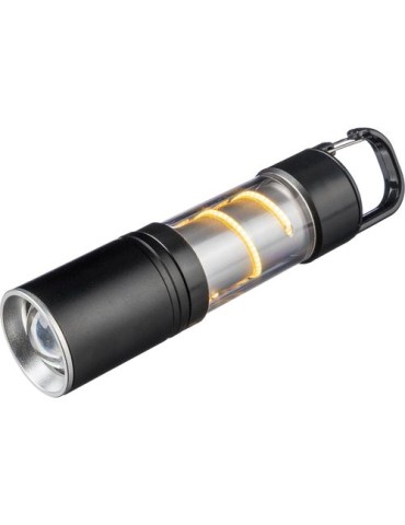 Lampe de poche COB en aluminium Vela Matières : ABS Couleurs : noir objet promotionnel éco-responsable