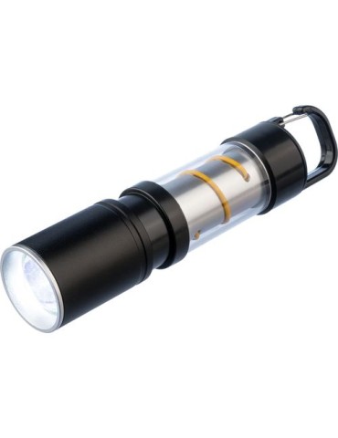 Lampe de poche COB en aluminium Vela Matières : ABS Couleurs : noir cadeau collaborateur premium