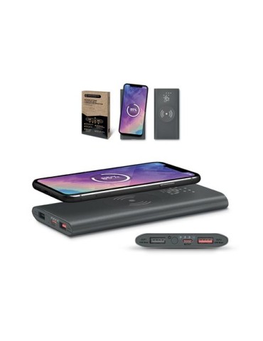 BATTERIE EXTERNE Li-po 8000 mAh ET CHARGEUR PAR INDUCTION 15W