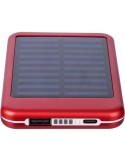 Chargeur solaire en aluminium Tycho Matières : aluminium Couleurs : noir cadeau affaires élégant