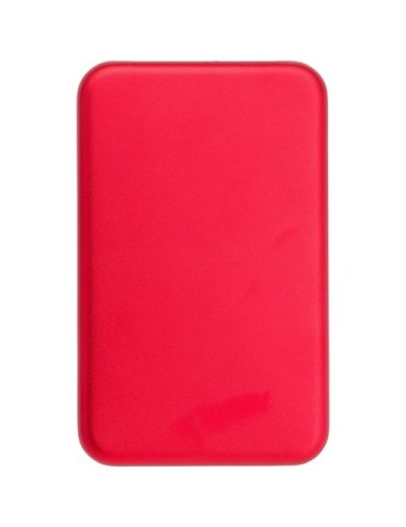 Chargeur solaire en aluminium Tycho Matières : aluminium Couleurs : rouge personnalisation rapide en France