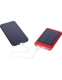 Chargeur solaire en aluminium Tycho Matières : aluminium Couleurs : argenté impression logo haute qualité