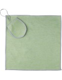Serviette de golf en rPET Idris Matières : PET recyclé Couleurs : vert clair