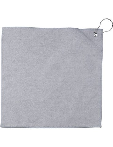 Serviette de golf en rPET Idris Matières : PET recyclé Couleurs : vert clair goodies entreprise design