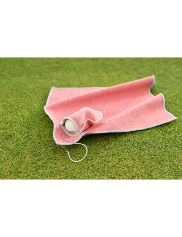 Serviette de golf en rPET Idris Matières : PET recyclé Couleurs : bleu cobalt accessoire événementiel unique