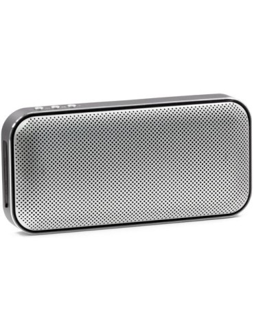 Enceinte sans fil BrandCharger Nano Charge Couleurs : argenté objet promotionnel éco-responsable