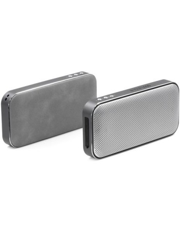 Enceinte sans fil BrandCharger Nano Charge Couleurs : argenté objet publicitaire robuste