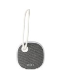 Enceinte en ABS recyclé Mireya Matières : nylon Couleurs : blanc personnalisable avec votre logo