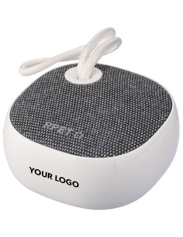 Enceinte en ABS recyclé Mireya Matières : nylon Couleurs : blanc objet promotionnel éco-responsable