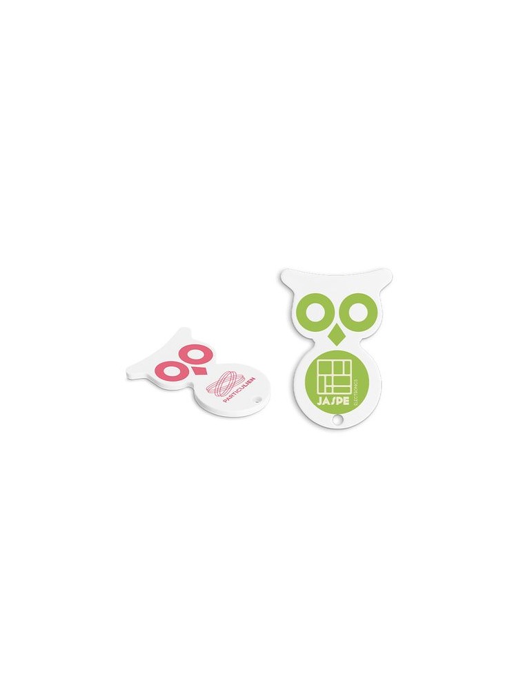 JETON PLASTIQUE (ABS) FORME HIBOU