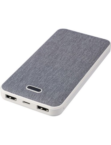 Power bank en ABS recyclé Tovi Matières : ABS recyclé Couleurs : blanc impression haute définition