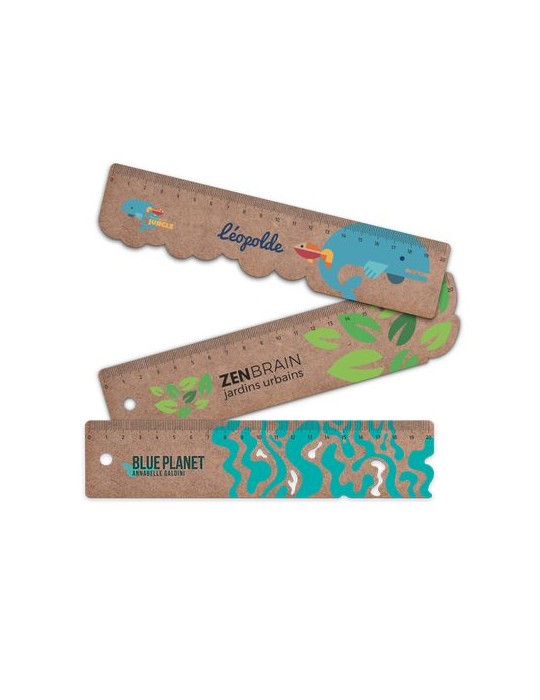 REGLE EN MDF 20,5 x 4,5 cm (100 cm2 maxi)