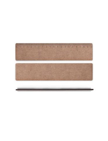 REGLE EN MDF 20,5 x 4,5 cm (100 cm2 maxi) Matières : MDF Couleurs : blanc goodies publicitaire événementiel