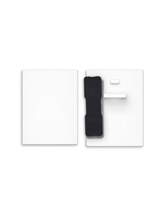 BADGE PLASTIQUE (PS) CARTE 43x58 mm AVEC AIMANT