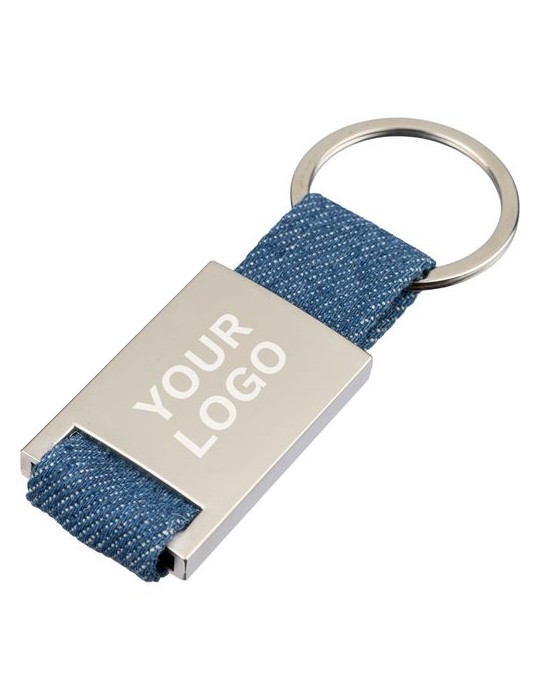 Porte-clés en denim Ori