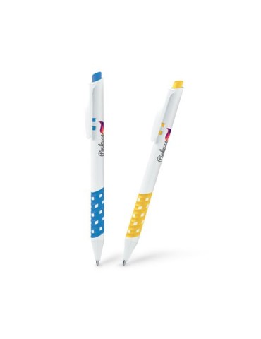 STYLO BILLE PLASTIQUE ECRITURE BLEU 2