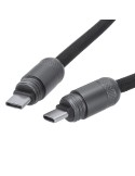 Câble de Charge Support Micers Matières : polyester Couleurs : noir marquage laser ultra précis
