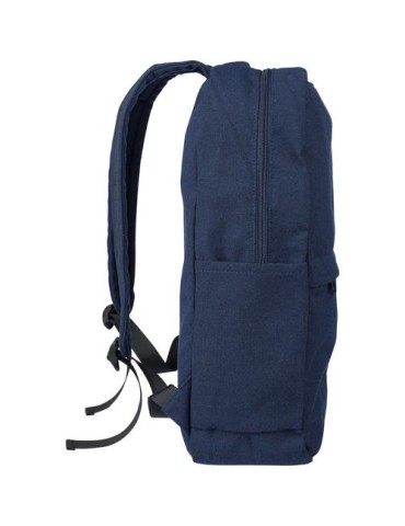 Sac à dos porte-ordinateur en polycoton 330 g/m2 Seraphina Couleurs : beige impression logo haute qualité