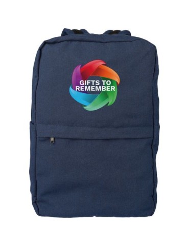 Sac à dos porte-ordinateur en polycoton 330 g/m2 Seraphina Couleurs : beige personnalisation sur mesure