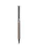 Stylo à bille rotatif en laiton Jalen Matières : acier inoxydable Couleurs : gris personnalisable avec votre logo