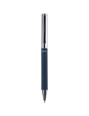 Stylo à bille rotatif en laiton Jalen Matières : acier inoxydable Couleurs : bleu cadeau entreprise pas cher