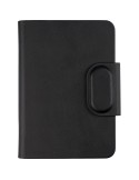 Etui pour passeport en PU recyclé Mavi Matières : polyester Couleurs : noir personnalisable avec votre logo