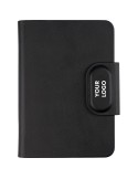 Etui pour passeport en PU recyclé Mavi Matières : polyester Couleurs : noir cadeau entreprise pas cher