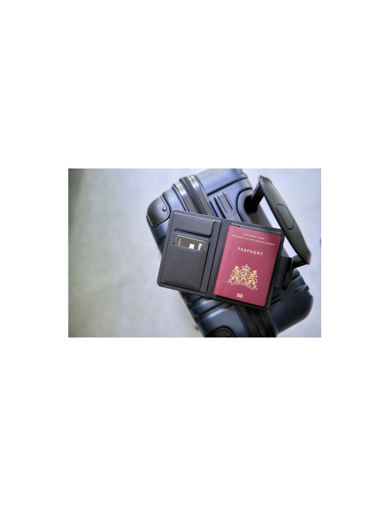 Etui pour passeport en PU recyclé Mavi